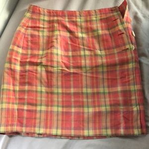 Gap Plaid Mini Skirt